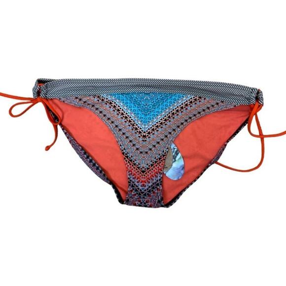 PRANA Coral Multi Bikini Bottom Women's Size XL NWT - Picture 1 of 4